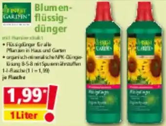 Norma FINEST GARDEN Blumenflüssigdünger Angebot