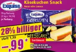 Norma Exquisa Käsekuchen Snack Angebot