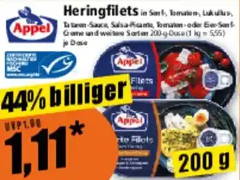 Norma Appel Heringfilets Angebot