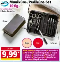 Norma badkomfort Maniküre-/Pediküre-Set 10tlg. Angebot