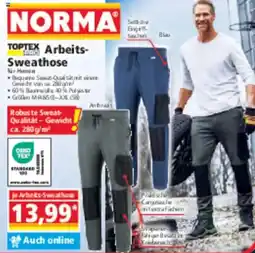 Norma TOPTEX Arbeits Sweathose Angebot