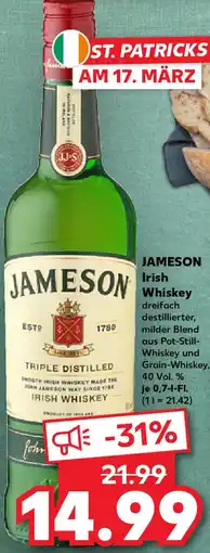 Kaufland Jameson irish whiskey Angebot