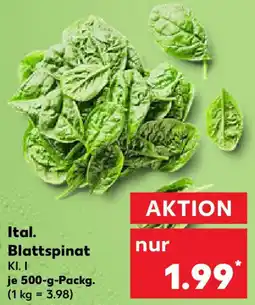 Kaufland Ital. Blattspinat Angebot