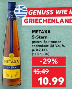 Kaufland METAXA 5-Stern Angebot