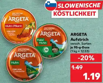 Kaufland ARGETA Aufstrich Angebot