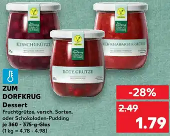 Kaufland ZUM DORFKRUG Dessert Angebot