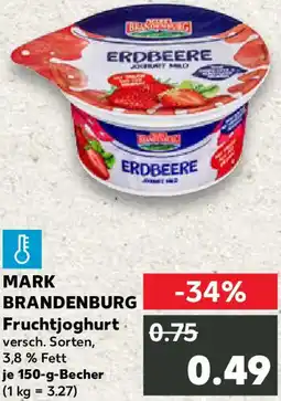 Kaufland MARK BRANDENBURG Fruchtjoghurt Angebot