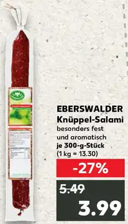 Kaufland EBERSWALDER Knüppel-Salami Angebot