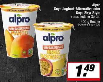 L. STROETMANN GROSSMARKT Alpro Soya Joghurt-Alternative oder Soya Skyr Style Angebot