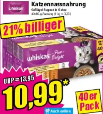 Norma Whiskas Katzennassnahrung Angebot