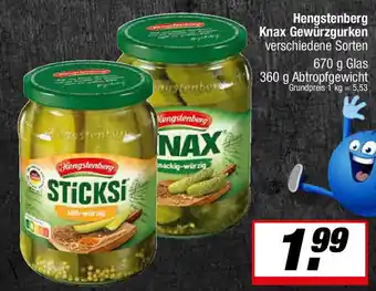 L. STROETMANN GROSSMARKT Hengstenberg Knax Gewürzgurken Angebot