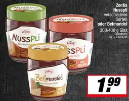 L. STROETMANN GROSSMARKT Zentis Nusspli oder Belmandel Angebot