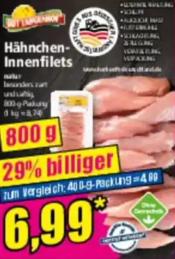 Norma Gut Langenhof Hähnchen Innenfilets Angebot