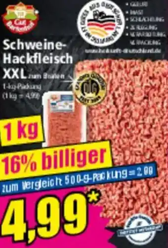 Norma Gut Bartenhof Schweine Hackfleisch XXL Angebot