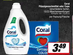 L. STROETMANN GROSSMARKT Coral Flüssigwaschmittel oder Caps Angebot