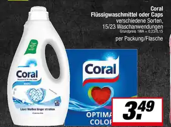 L. STROETMANN GROSSMARKT Coral Flüssigwaschmittel oder Caps Angebot