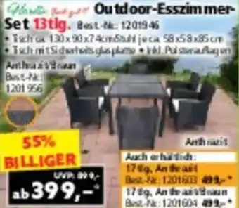 Norma Outdoor-Esszimmer Set 13tlg. Angebot