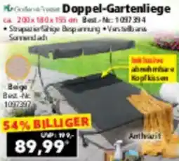 Norma Doppel Gartenliege Angebot