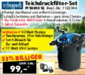 Norma Scheppach Teichdruckfilter Set Angebot