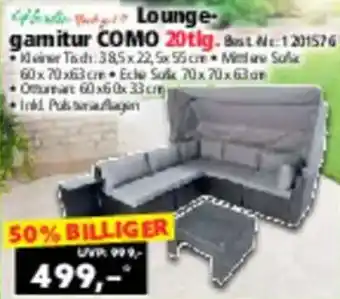 Norma Loungegarnitur Como 20tlg. Angebot