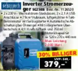 Norma Scheppach Inverter Stromerzeuger Angebot