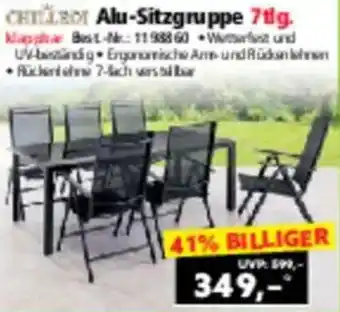 Norma Alu-Sitzgruppe 7tlg. Angebot