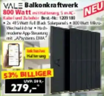 Norma VALE Balkonkraftwerk 800 Watt Angebot