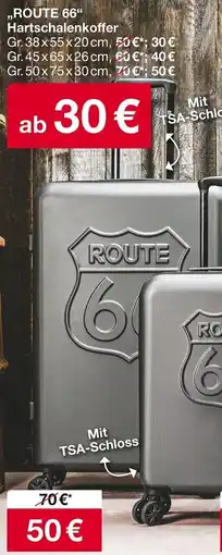 Woolworth ROUTE 66 Hartschalenkoffer Angebot