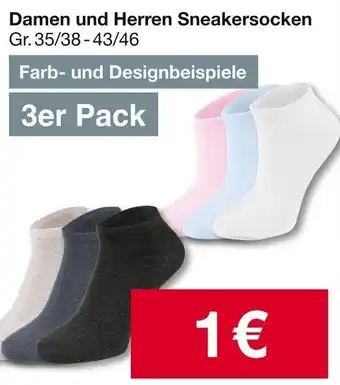 Woolworth Damen und Herren Sneakersocken Angebot