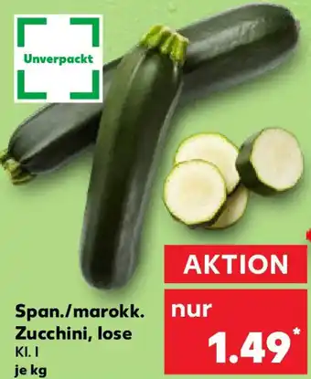 Kaufland Span./marokk. Zucchini, lose Angebot