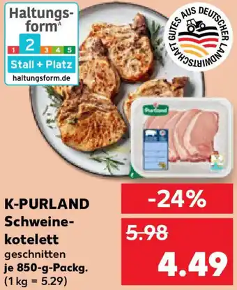 Kaufland K-PURLAND Schweinekotelett Angebot