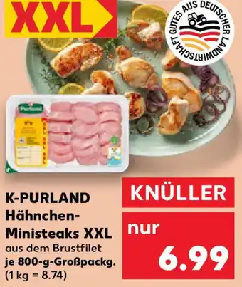 Kaufland K-PURLAND Hähnchen Ministeaks XXL Angebot