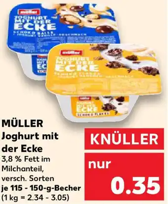 Kaufland MÜLLER Joghurt mit der Ecke Angebot