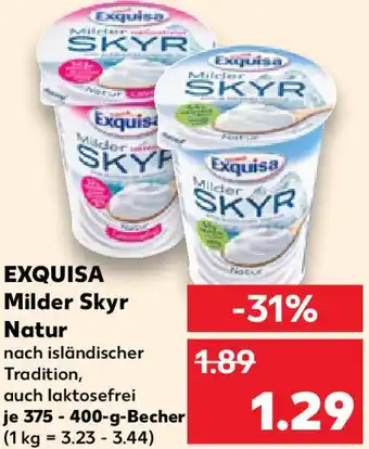 Kaufland EXQUISA Milder Skyr Natur Angebot