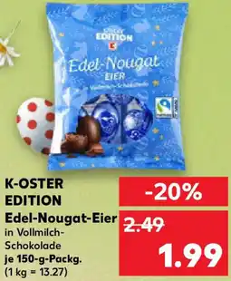 Kaufland K-OSTER EDITION Edel-Nougat-Eier Angebot