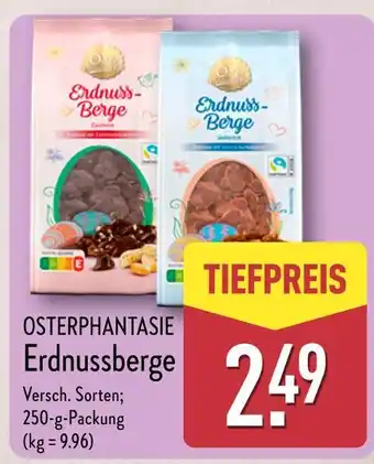 Aldi Nord Osterphantasie erdnussberge zartbitter Angebot