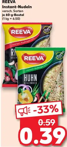 Kaufland REEVA Instant-Nudeln Angebot