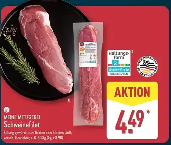 Aldi Nord Meine metzgerrei schweinefilet Angebot