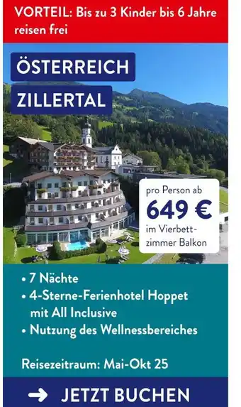 Aldi Nord Österreich, zillertal Angebot