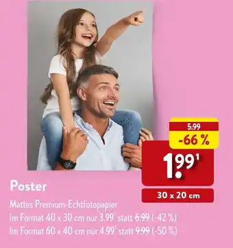 Aldi Nord Poster Angebot