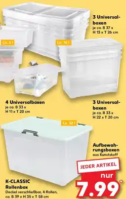 Kaufland K-CLASSIC Rollenbox Angebot