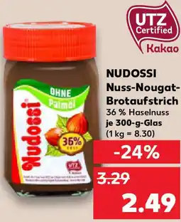 Kaufland NUDOSSI Nuss-Nougat Brotaufstrich Angebot