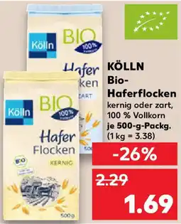 Kaufland Kölln Bio Haferflocken Angebot