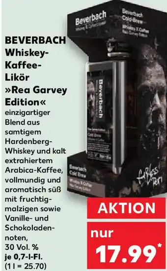 Kaufland BEVERBACH Whiskey Kaffee Likör Rea Garvey Edition Angebot