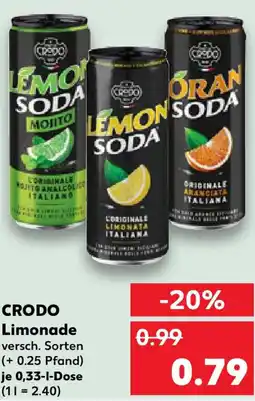 Kaufland CRODO Limonade Angebot