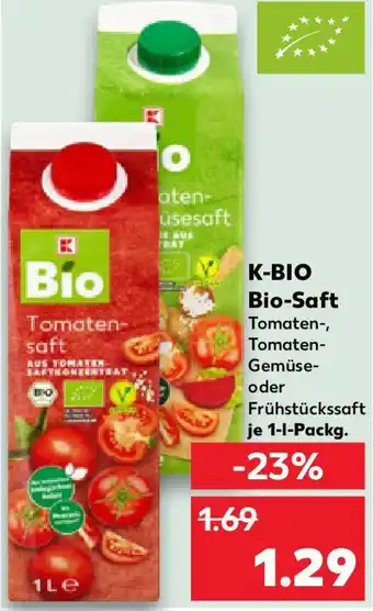 Kaufland K-BIO Bio-Saft Angebot