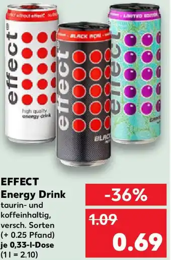 Kaufland EFFECT Energy Drink Angebot