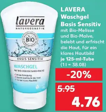 Kaufland LAVERA Waschgel Basis Sensitiv Angebot