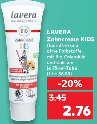 Kaufland LAVERA Zahncreme KIDS Angebot