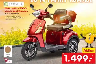 Netto Marken-Discount Econelo Elektroroller J1000 Angebot